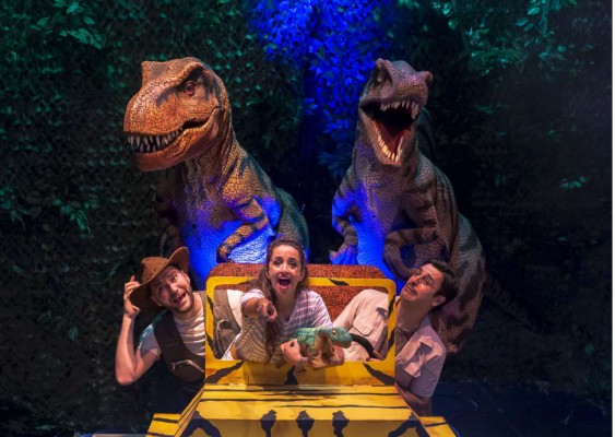 Borriana rep des de la Gran Via de Madrid un espectacle amb dinosaures que semblen reals