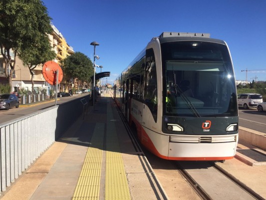 Las nuevas paradas del Tram en Dénia pasan a denominarse Bosc de Diana y Pedrera-Vessanes