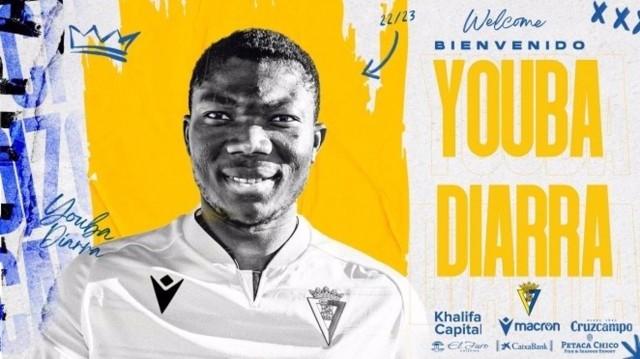 Youba Diarra, nuevo jugador del Cádiz CF hasta 2027