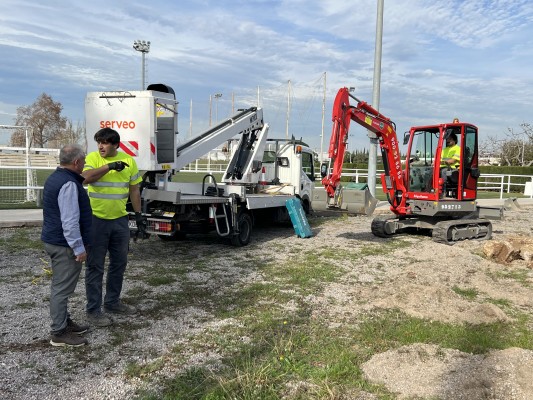 Borriana il·lumina el velòdrom municipal després d'invertir 23.000 euros