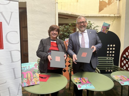 La Diputació de Castelló i l'AVL signen un conveni per a la promoció del valencià