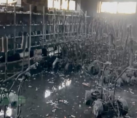Pérdidas millonarias en palos de golf: 1.500 perjudicados por el incendio en el Club Escorpión