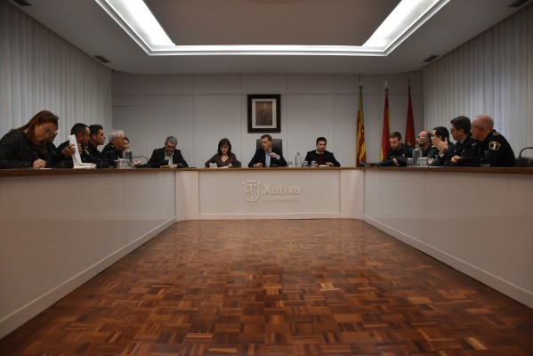La Junta de Seguridad de Xàtiva aborda la situación de los robos en los diseminados 