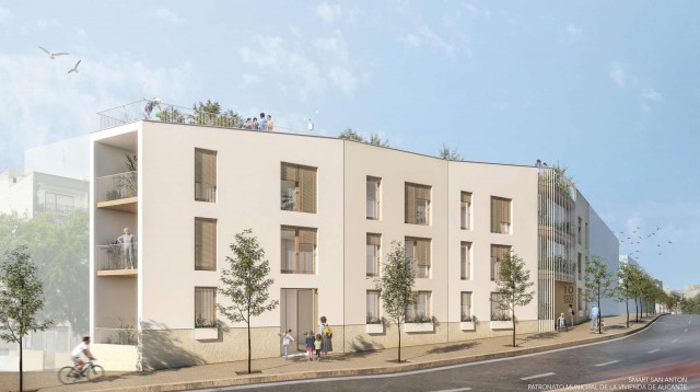 Alicante construirá dos edificios con 14 viviendas de alquiler para jóvenes en San Antón