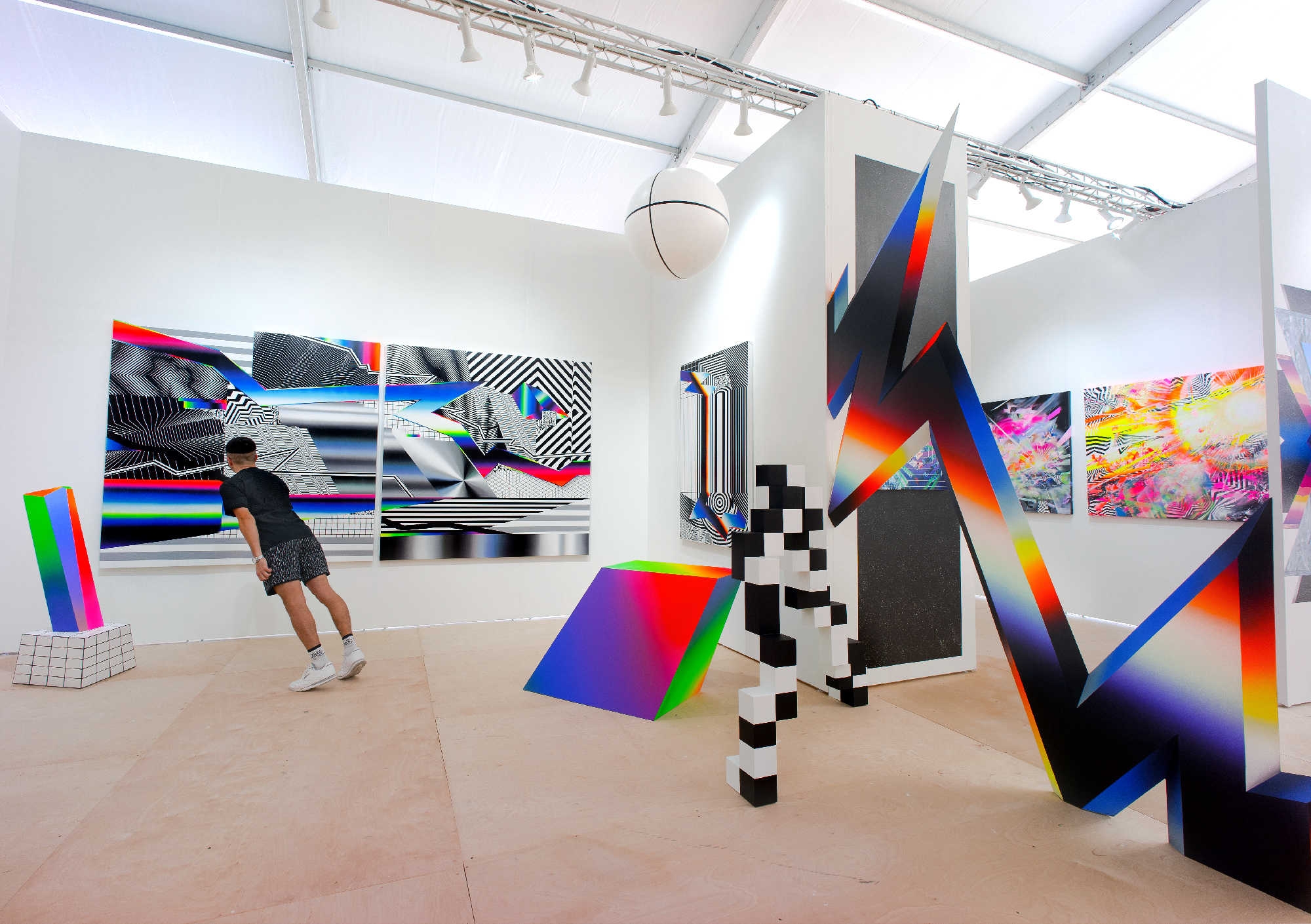 Muestra de Felipe Pantone en la Mirus Gallery, en 2015. - 