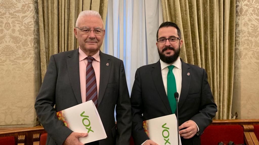 Los ediles de Vox, José Bonet y Mario Ortolá. - 