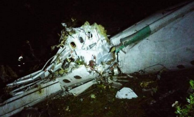 Fallecen 71 personas en el accidente del avión que trasladaba al Chapecoense brasileño