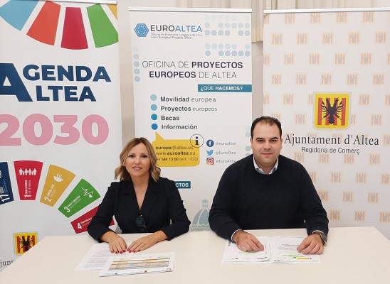 El Ayuntamiento de Altea logra una subvención europea para fortalecer la actividad comercial