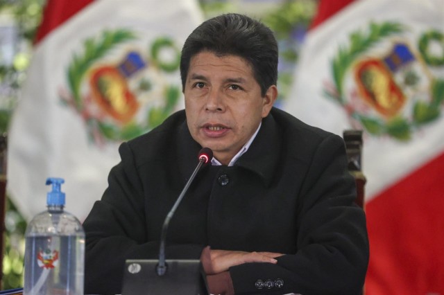 La Justicia de Perú decreta 18 meses de prisión preventiva contra Pedro Castillo por rebelión