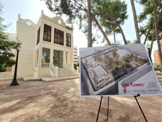 El Jardín de la Música de Elda acumulará un nuevo retraso al quedar desierta su adjudicación