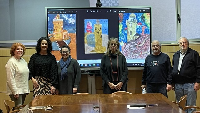 Al menos 50 escolares participan en el concurso de postales navideñas de PortCastelló
