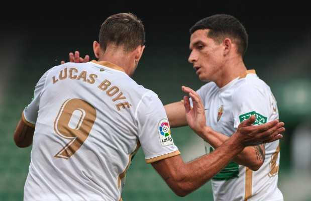 Boyé y Roger afinan puntería ante el Intercity