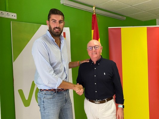 Diego Salinas, nuevo coordinador de Vox Cartagena, enfila su candidatura a la Alcaldía en las próximas Municipales