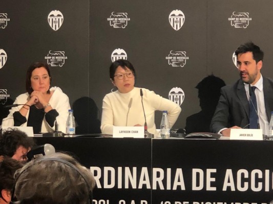 El Valencia aprueba sus cuentas con 45,8 millones en pérdidas y un presupuesto de 109 