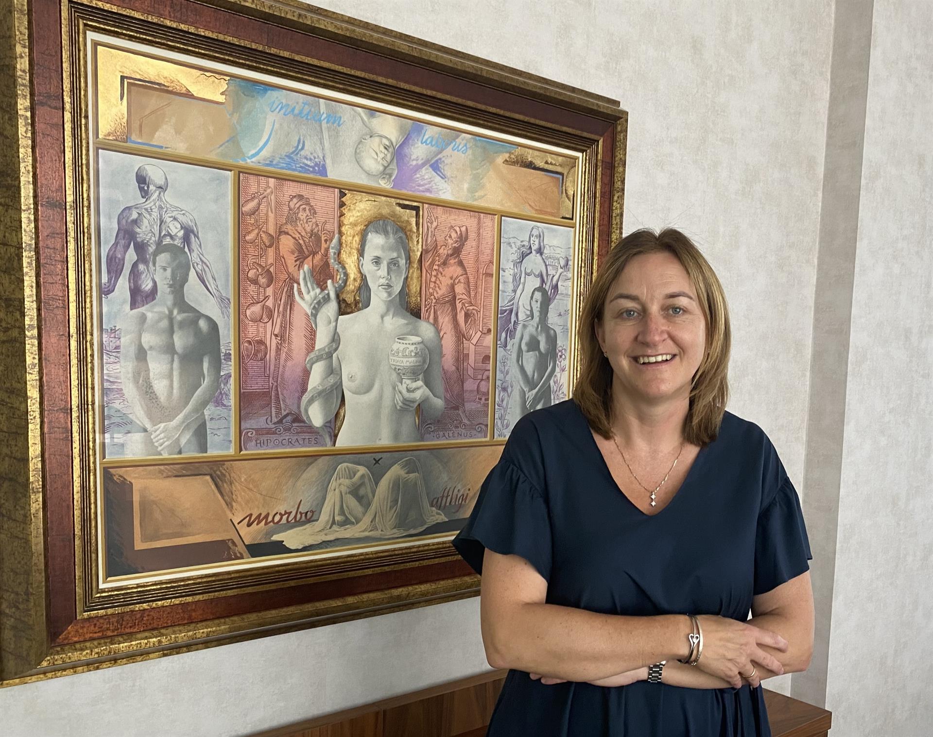 Eva Suárez, presidenta del Comcas - 