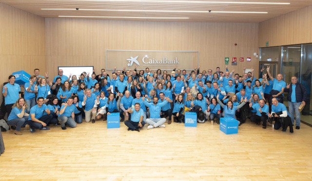 Los voluntarios de CaixaBank en la Comunitat han beneficiado a más de 23.000 personas vulnerables 