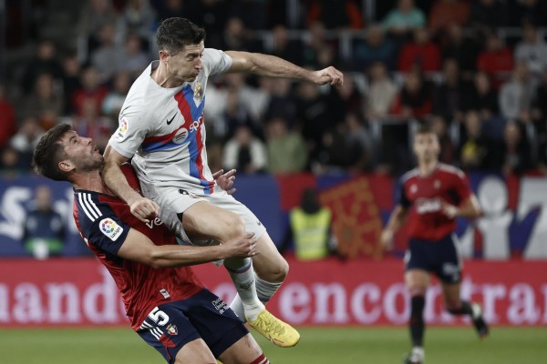 Desestimado el recurso del Barça contra la sanción de 3 partidos a Lewandowski
