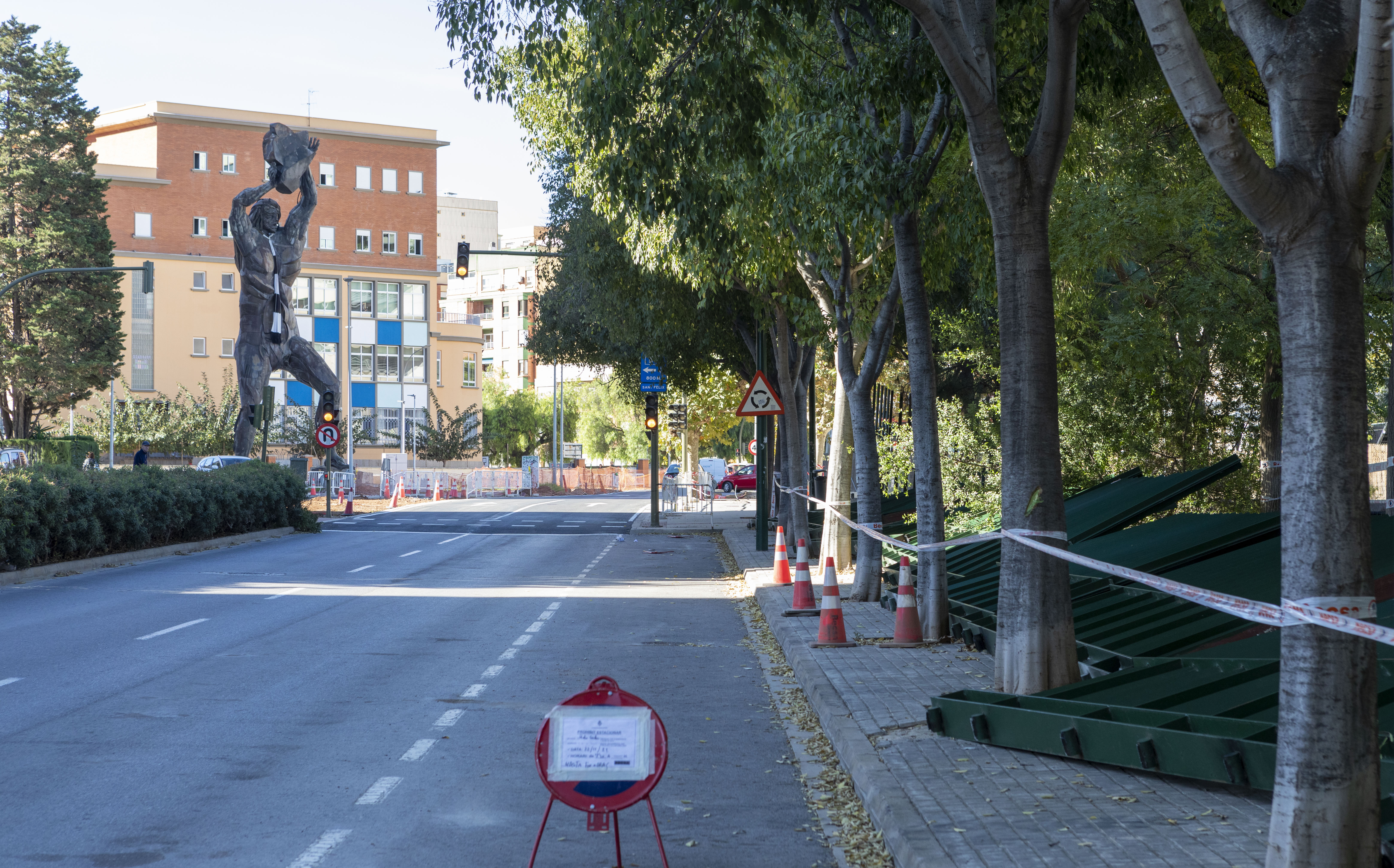 Castelló retira todo el vallado del parque Rafalafena y abre a la ciudad sus 36.000 m2