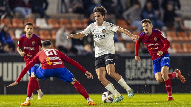Empate del VCF Mestalla en el intercambio de goles ante el CD Teruel 