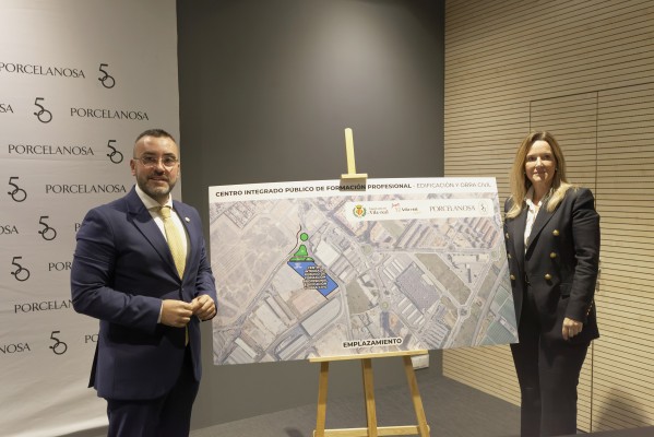 El primer instituto integrado de la Comunitat acelera: Porcelanosa cede el solar y colaborará en la formación