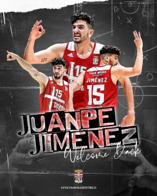 El alero Juanpe Jiménez regresa al Odilo Cartagena, con el que subió a la LEB Plata 