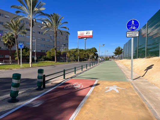Una nueva ruta ciclopeatonal en Paterna une Mas del Rosari y Lloma Llarga
