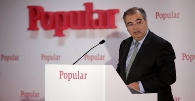 Ángel Ron se irá de la presidencia del Banco Popular en el primer trimestre de 2017 