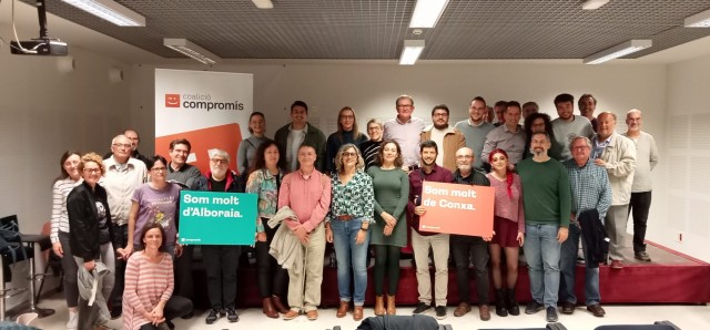 Compromís per Alboraia presenta en un acto a su candidata a la alcaldía, Conxa Villena