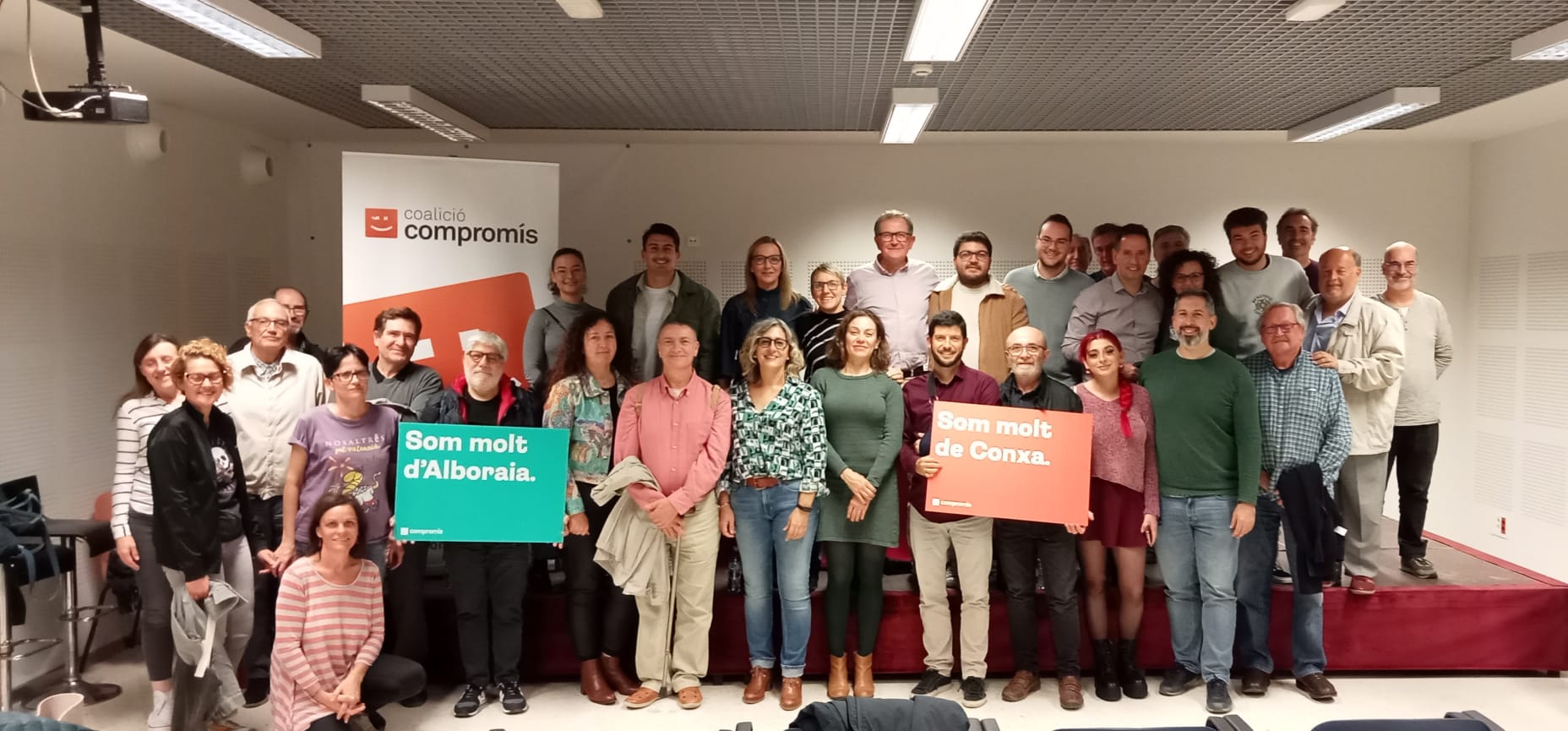 Compromís per Alboraia presenta en un acto a su candidata a la alcaldía, Conxa Villena
