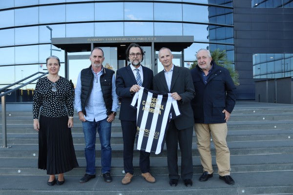 El Castellón realiza una visita institucional a la Universidad CEU Cardenal Herrera 