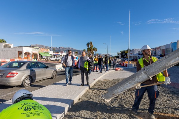 Finalizan las obras de la rotonda de Sant Pere de la segunda fase del proyecto Edusi de movilidad de l'Alfàs