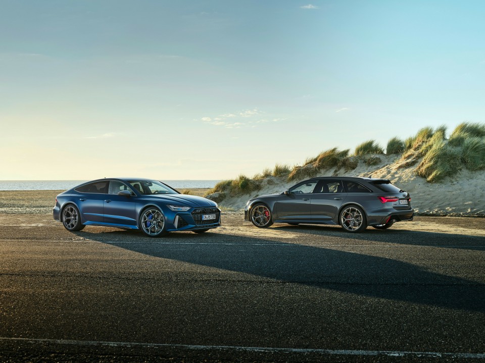 Audi RS 6 Avant performance y RS 7 Sportback performance: potencia dinámica y diseño expresivo