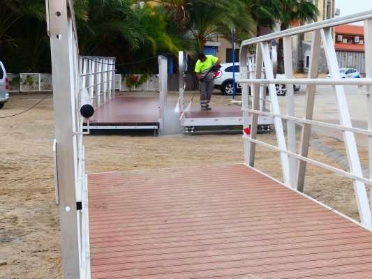 Litoral solicitará a Costas los permisos para instalar el quinto pantalán flotante en el Mar Menor para ubicarlo en Los Nietos