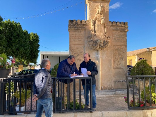 Orihuela reformará la plaza de la Iglesia de La Matanza con una inversión de 198.000 euros