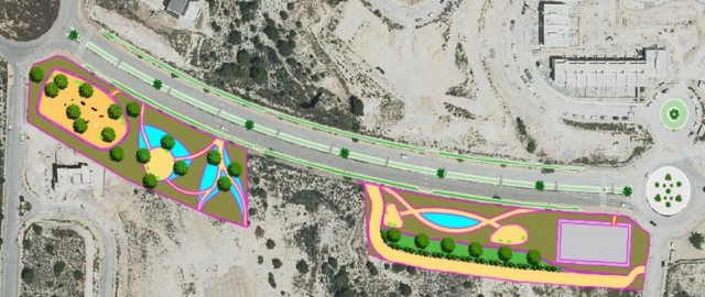 Finestrat aprueba la urbanización de las zonas verdes de la avenida de América 