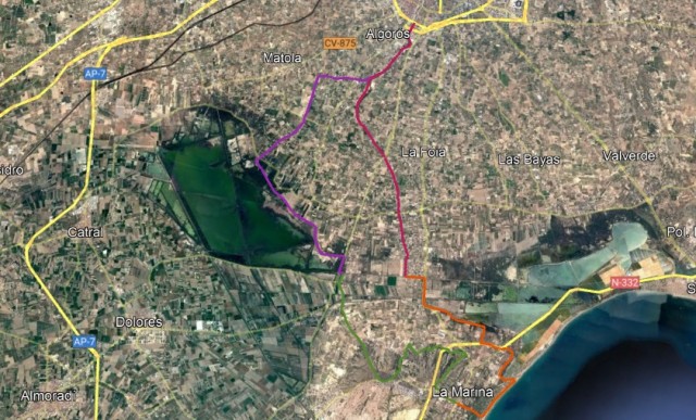 Medio Ambiente en Elche espera amarrar el 'Senderelx' en 2023: dos recorridos hacia El Pinet y El Hondo