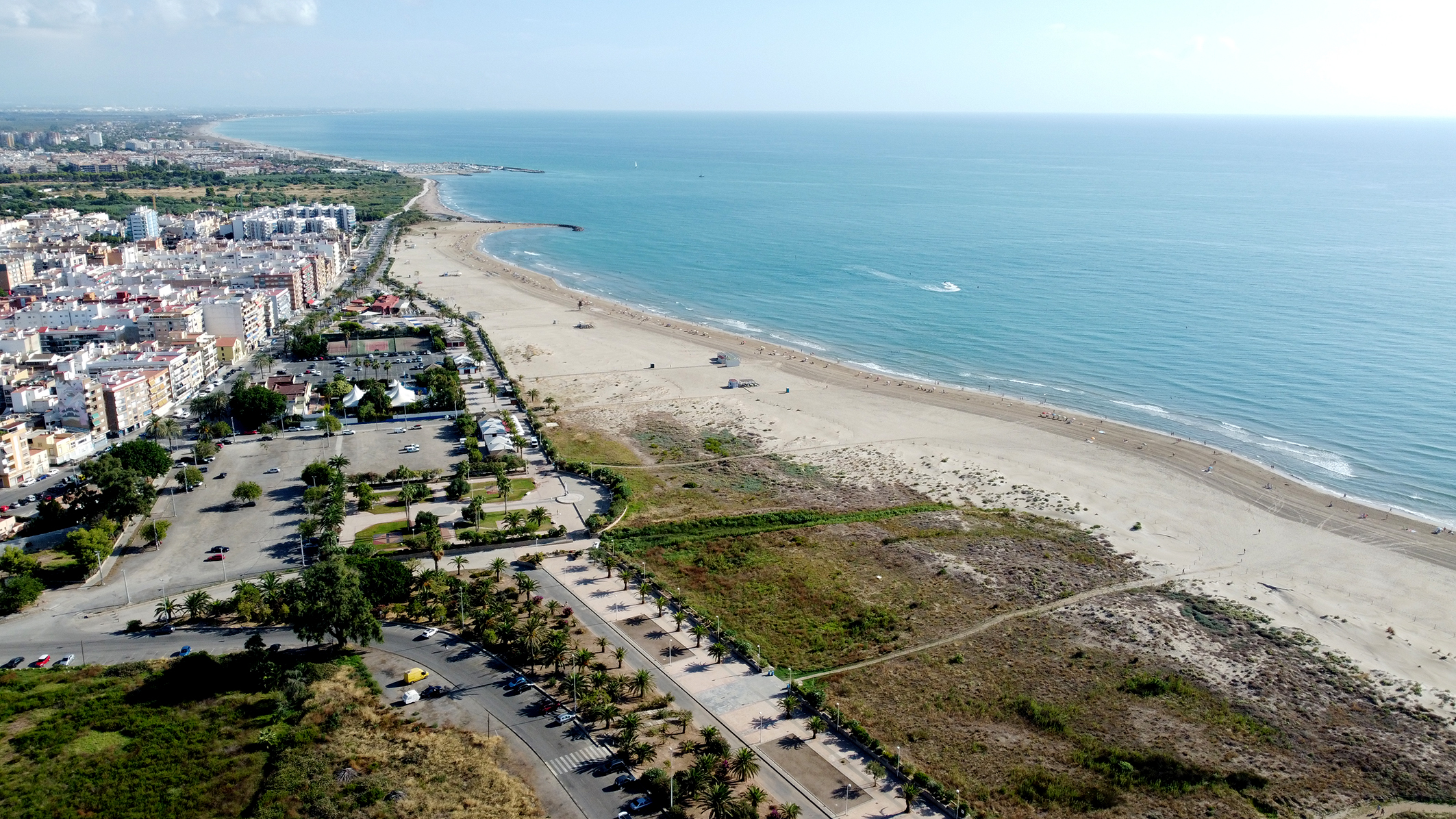 Vista de la playa de Puerto de Sagunto. Foto: Ajuntament de Sagunt - 