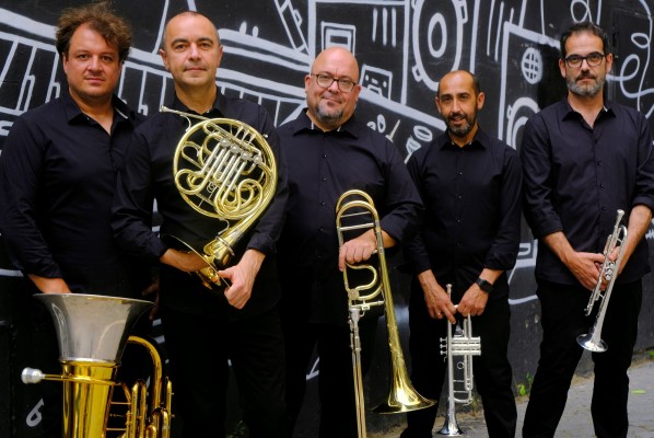 El grupo Spanish Brass, Premio Nacional de Música, protagoniza un concierto de Pro Música en el Villegas

