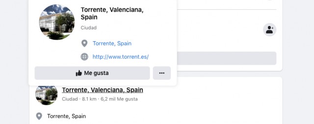 Presidencia le pide a Facebook que utilice los nombres oficiales de los municipios valencianos