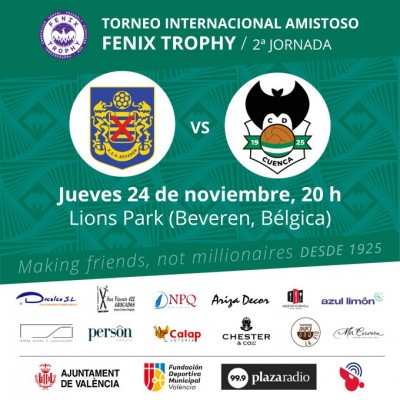 El Cuenca Mestallistes vuelve al Fenix Trophy ante el Beveren belga
