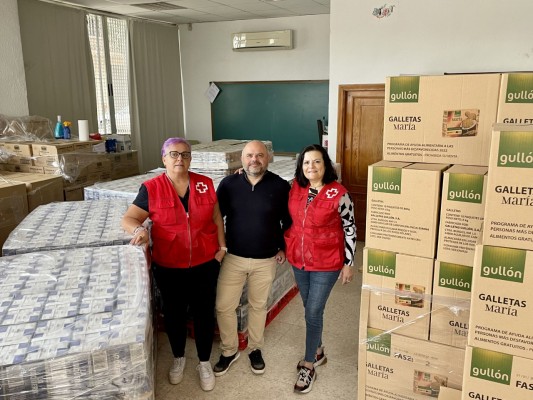 Cruz Roja de Picassent recibe más de 12.000 kilos de alimentos del Fondo Europeo 