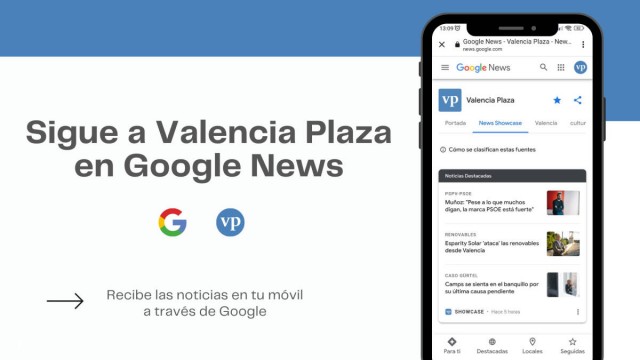 ¿Cómo seguir las noticias de Valencia Plaza en Google News?
