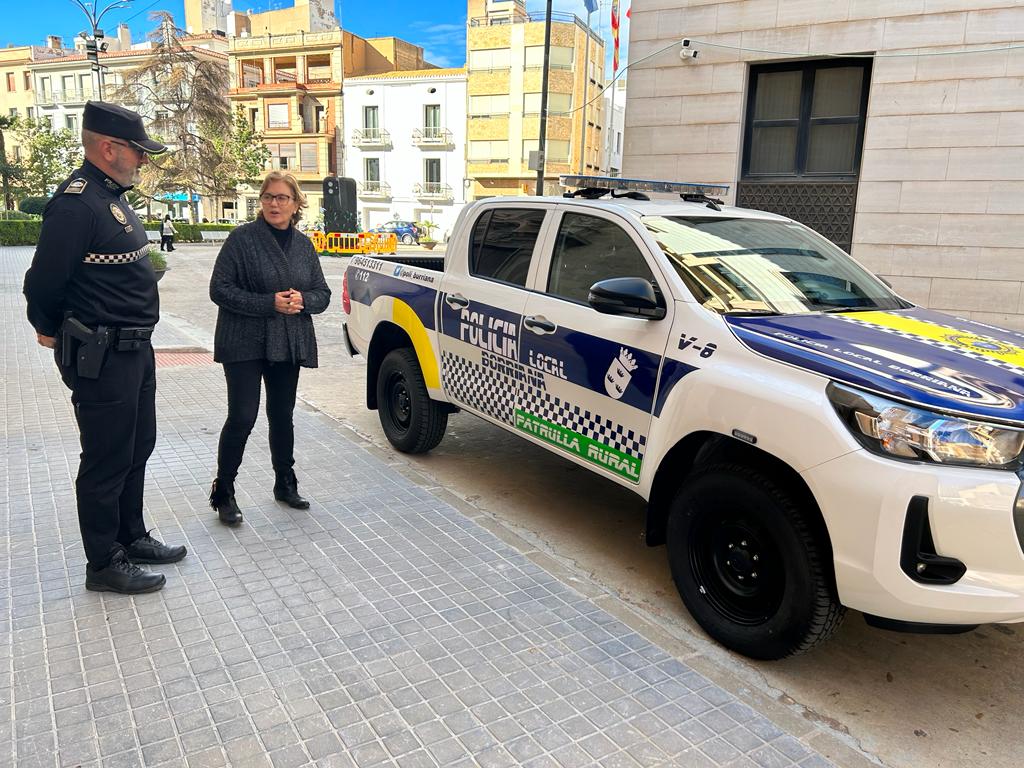 La Policía Local de Burriana incorpora un vehículo 'pick-up' 4×4 para patrullar la zona rural