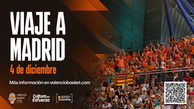 Viaja a Madrid para ver el Real Madrid – Valencia Basket de la Liga Endesa

