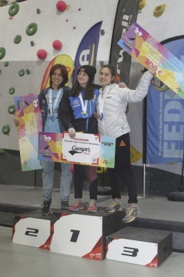 Lucía Sempere se proclama subcampeona de España de Escalada de Dificultad