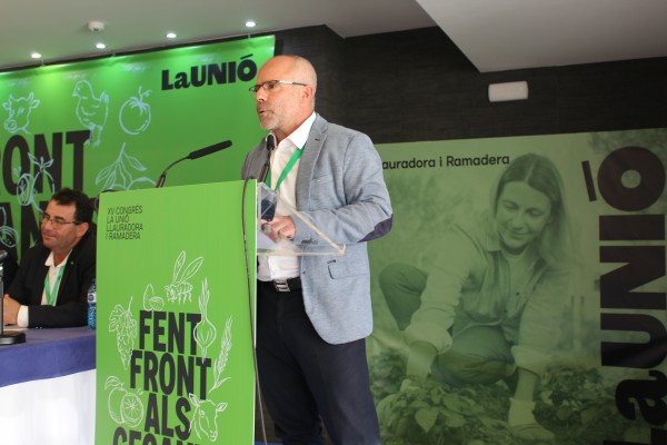 Carles Peris, reelegido como secretario general de La Unió Llauradora