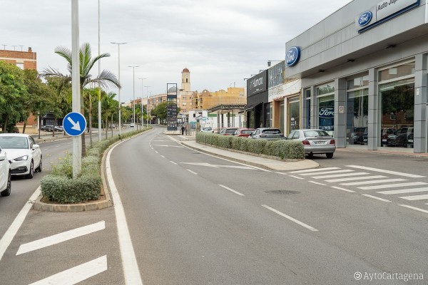 Urbanismo remodelará la calle Floridablanca de Cartagena para eliminar el cuello de botella
