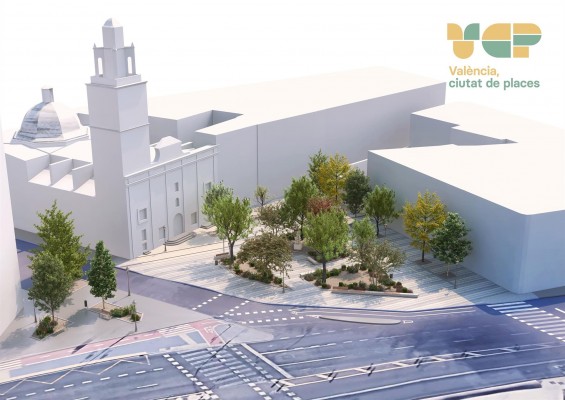 Urbanismo inicia el proceso para convertir la plaza Santa Mónica en un nuevo espacio peatonal