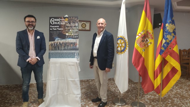 El Club Rotary La Vall d'Uixó presenta el cartel del Concierto de Año Nuevo 2023