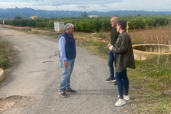 Burriana y Les Alqueries pedirán fondos a la Generalitat para reparar el camí La Ratlla